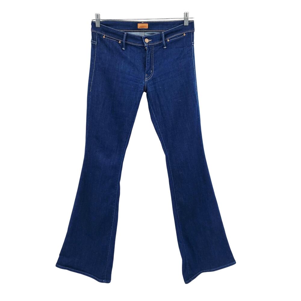 Mother The Curfew Flare Blue Skies & Promises Medium Wash Denim Jeans Women's 29